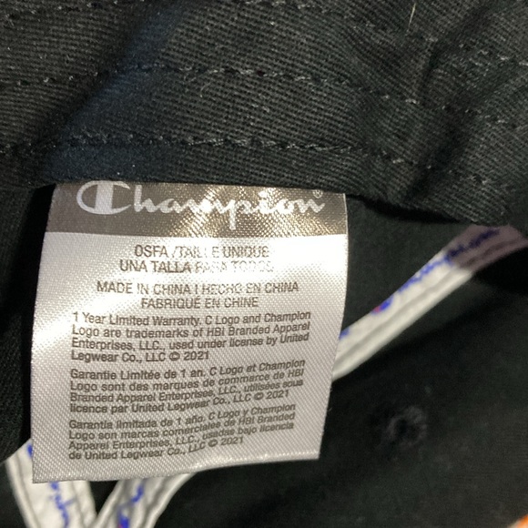 Draftkings, Champion, Men's adjustable, OS hat, Black - Picture 8 of 11